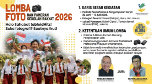 Yuk, Ikut Lomba & Pameran Foto Sekolah Rakyat 2026, Pendaftaran Ditutup Besok!